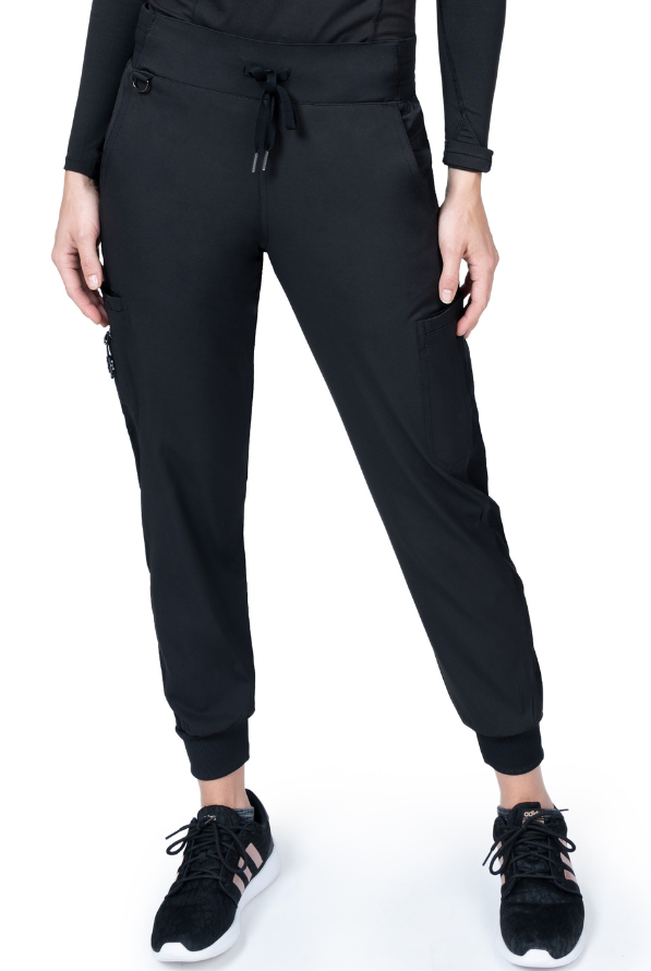 Jogger STRETCH Damen Hose 6 Taschen, Schwarz