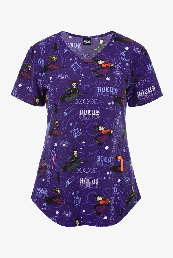 Hocus Pocus 3 Taschen Damen STRETCH Kasack