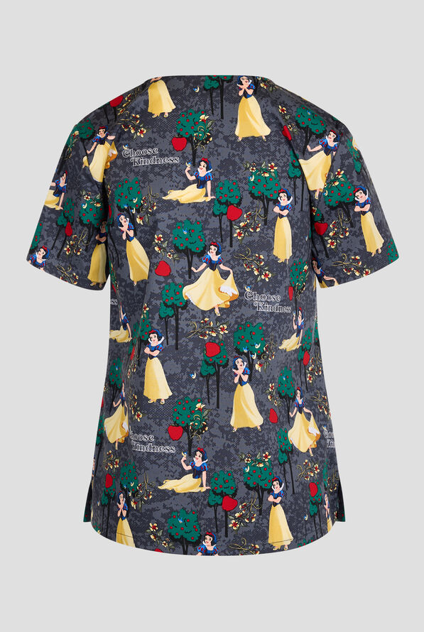 Disney´s Schneewittchen Kindness 2 Taschen Damen Kasack | Baumwolle