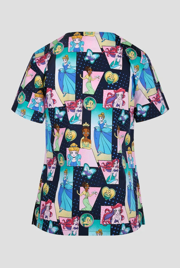 Comic Princess 2 Taschen Damen Kasack | Baumwolle