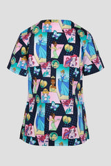 Comic Princess 2 Taschen Damen Kasack | Baumwolle