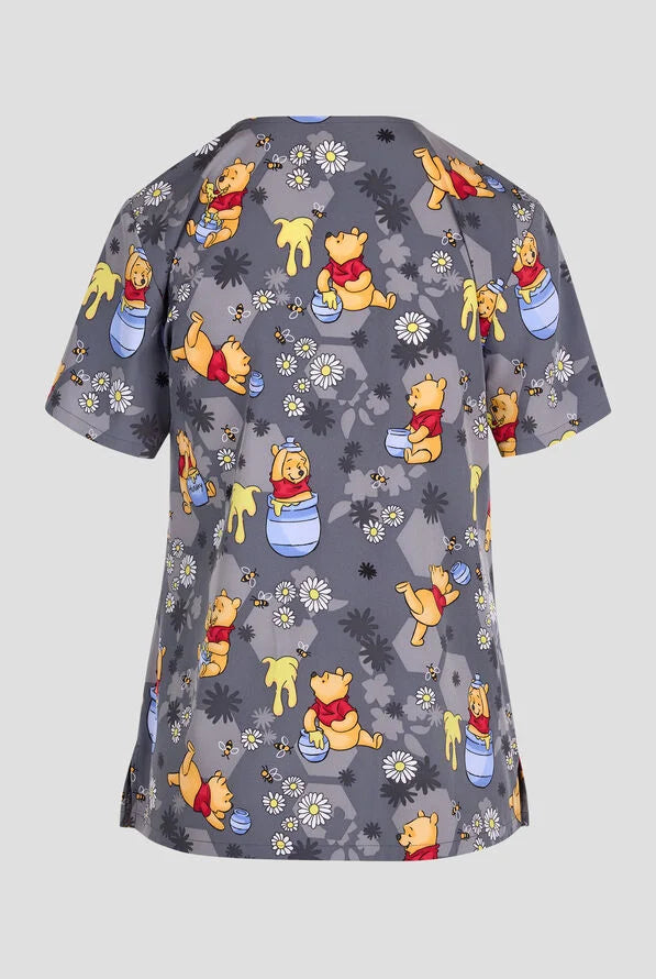 Disney´s Puuh Honey 2 Taschen STRETCH Damen Kasack