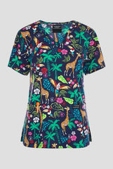 Jungle Jive 2 Taschen STRETCH Damen Kasack