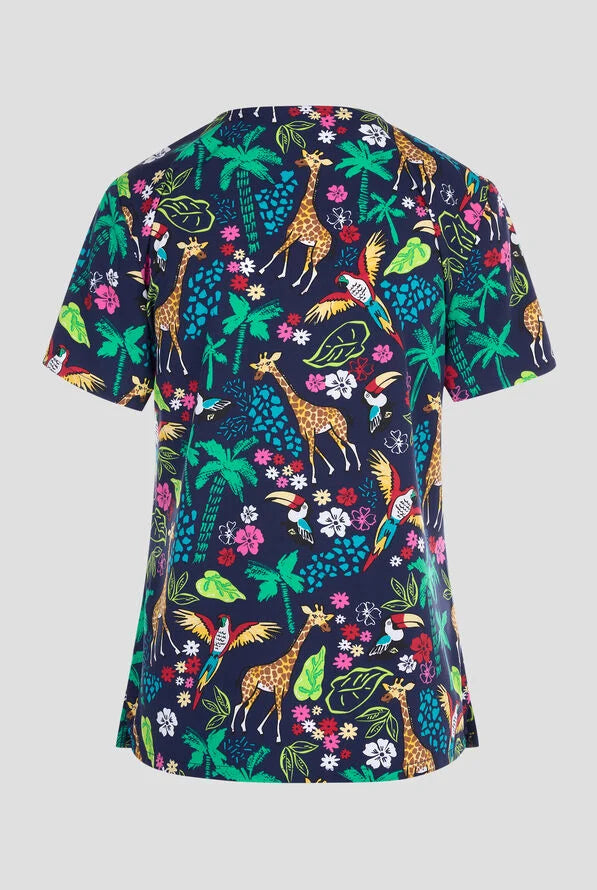 Jungle Jive 2 Taschen STRETCH Damen Kasack