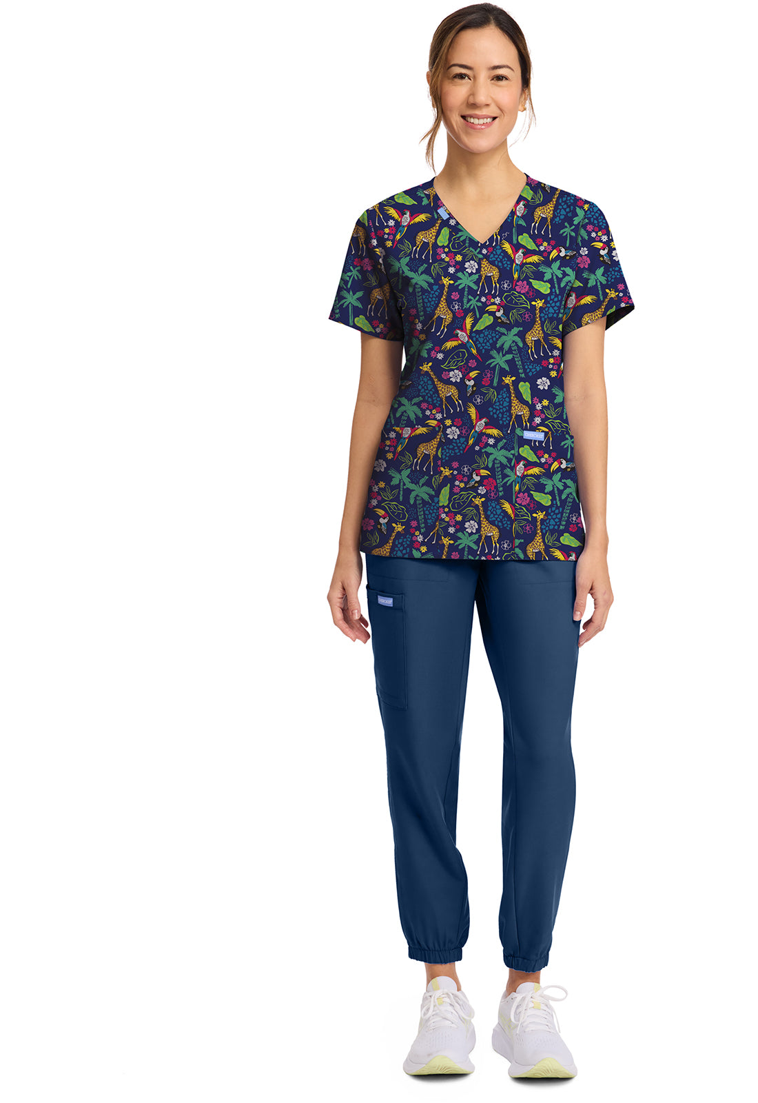 Jungle Jive 2 Taschen STRETCH Damen Kasack