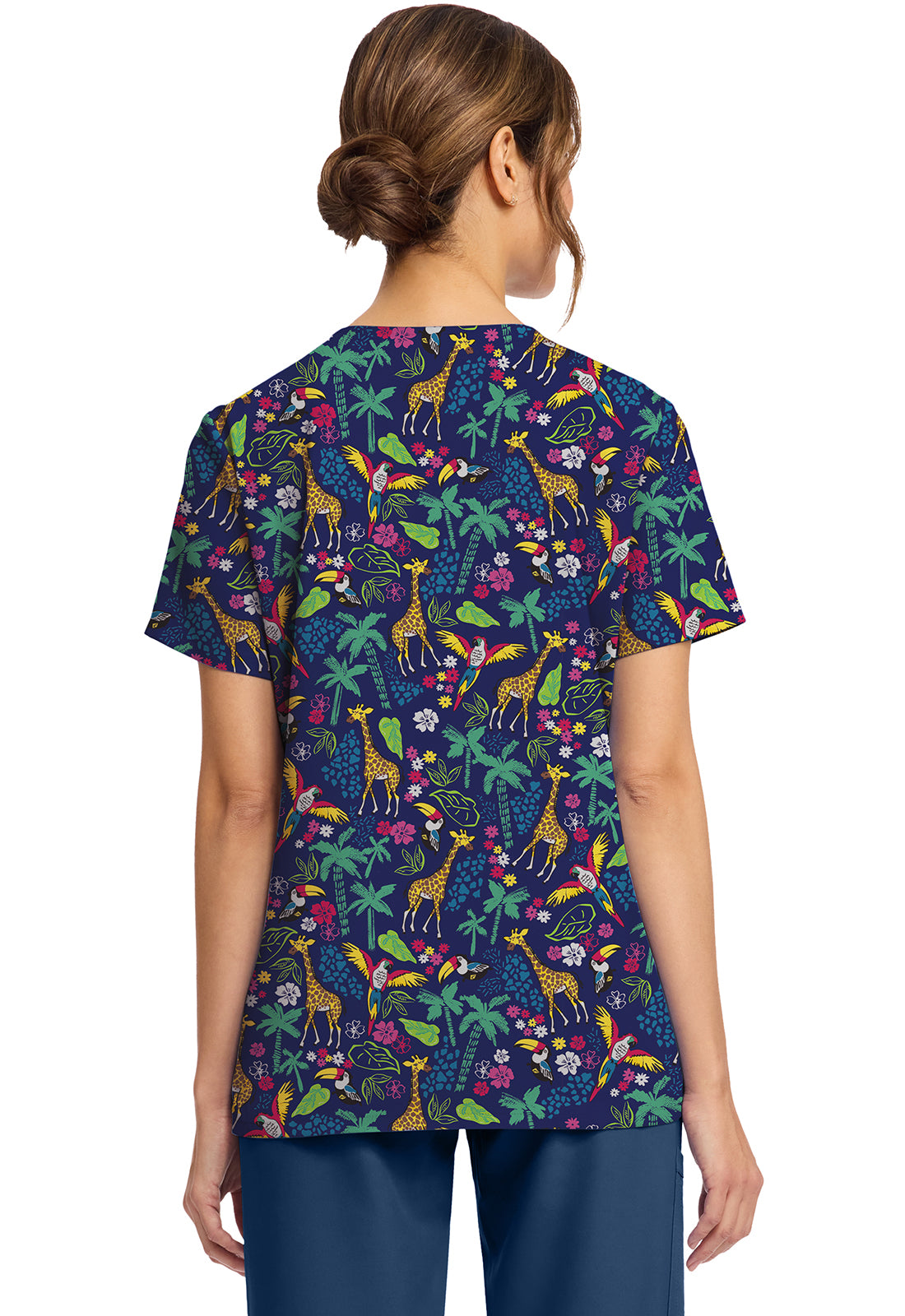 Jungle Jive 2 Taschen STRETCH Damen Kasack