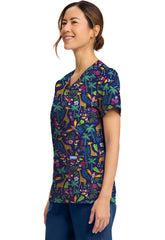 Jungle Jive 2 Taschen STRETCH Damen Kasack