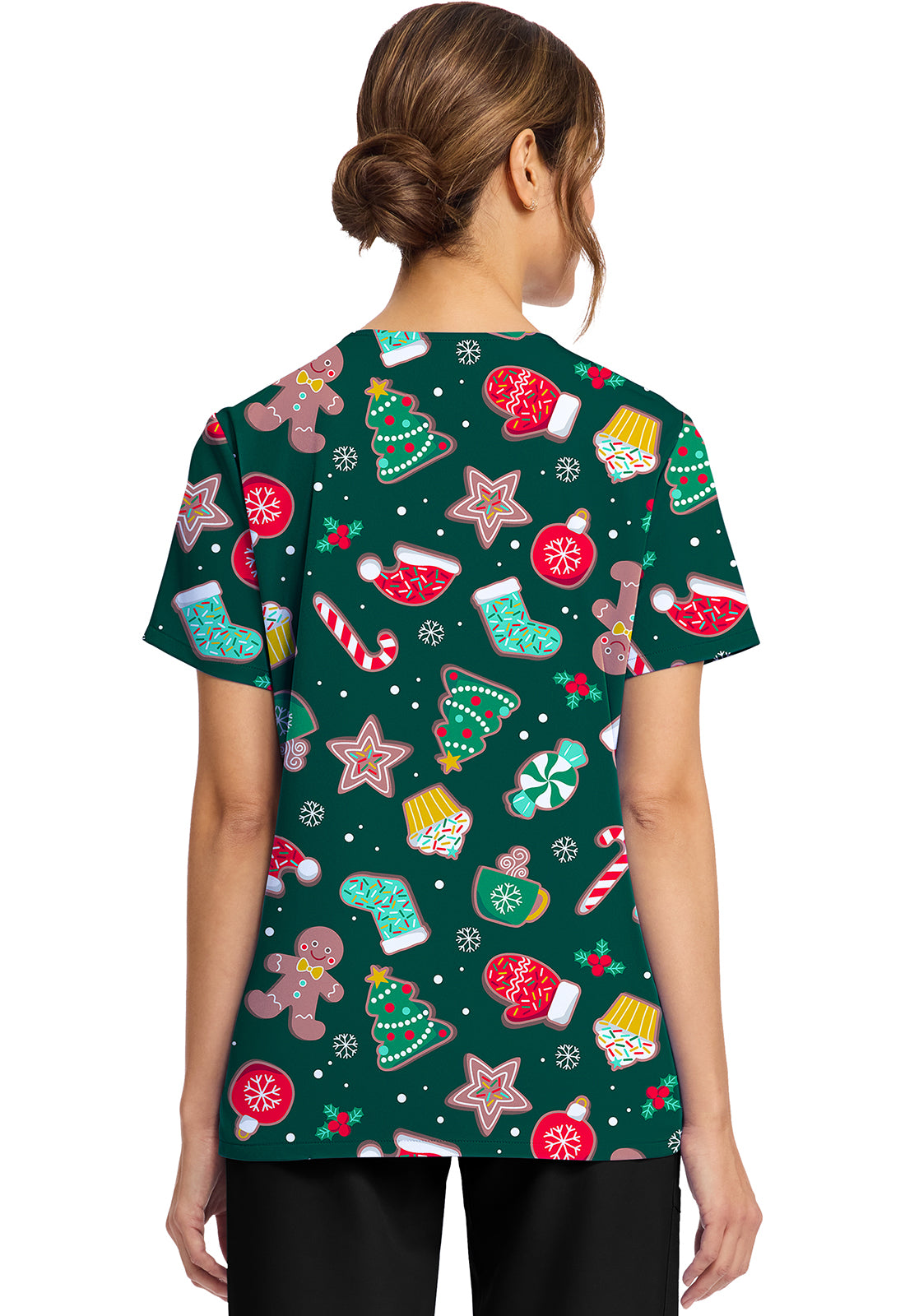 Waiting for Santa 2 Taschen STRETCH Damen Kasack