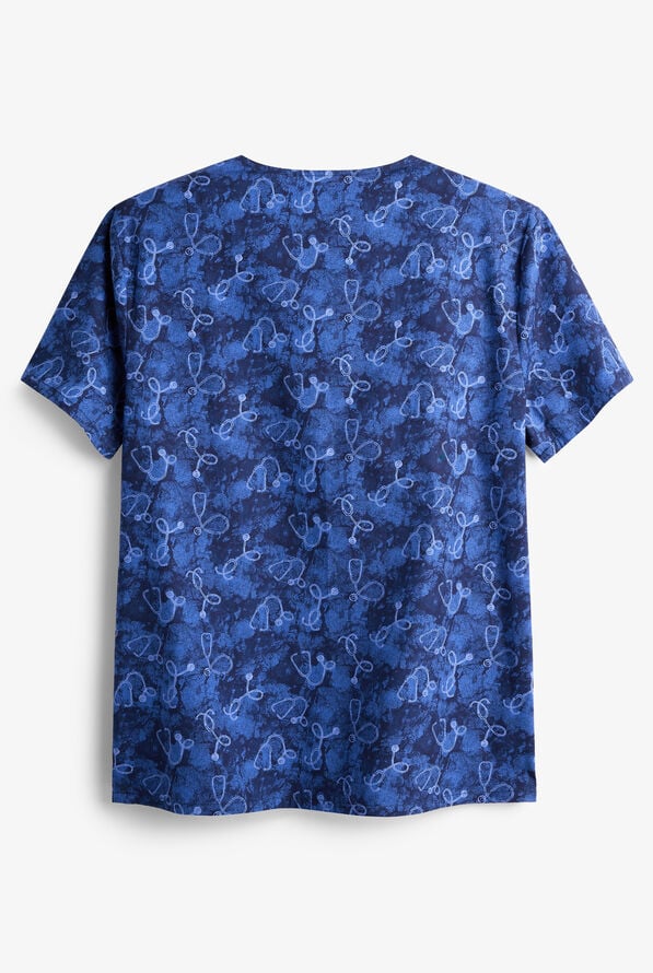 Stethoskop 3 Taschen Unisex Kasack | Baumwolle