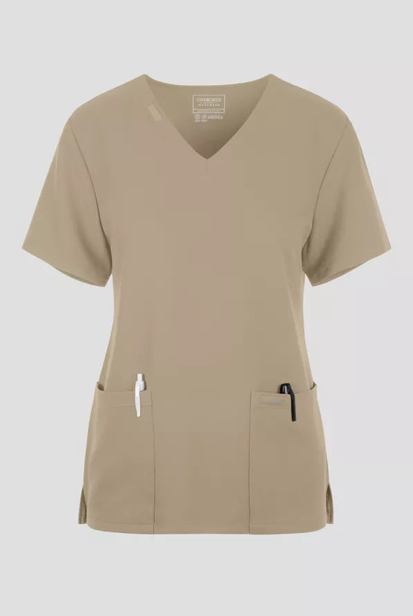 Khaki 2 Taschen PROTX2 Damen Kasack