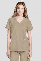 Khaki 2 Taschen PROTX2 Damen Kasack