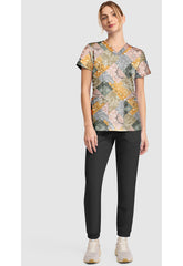 Patch Paisley 4 Taschen STRETCH Damen Kasack