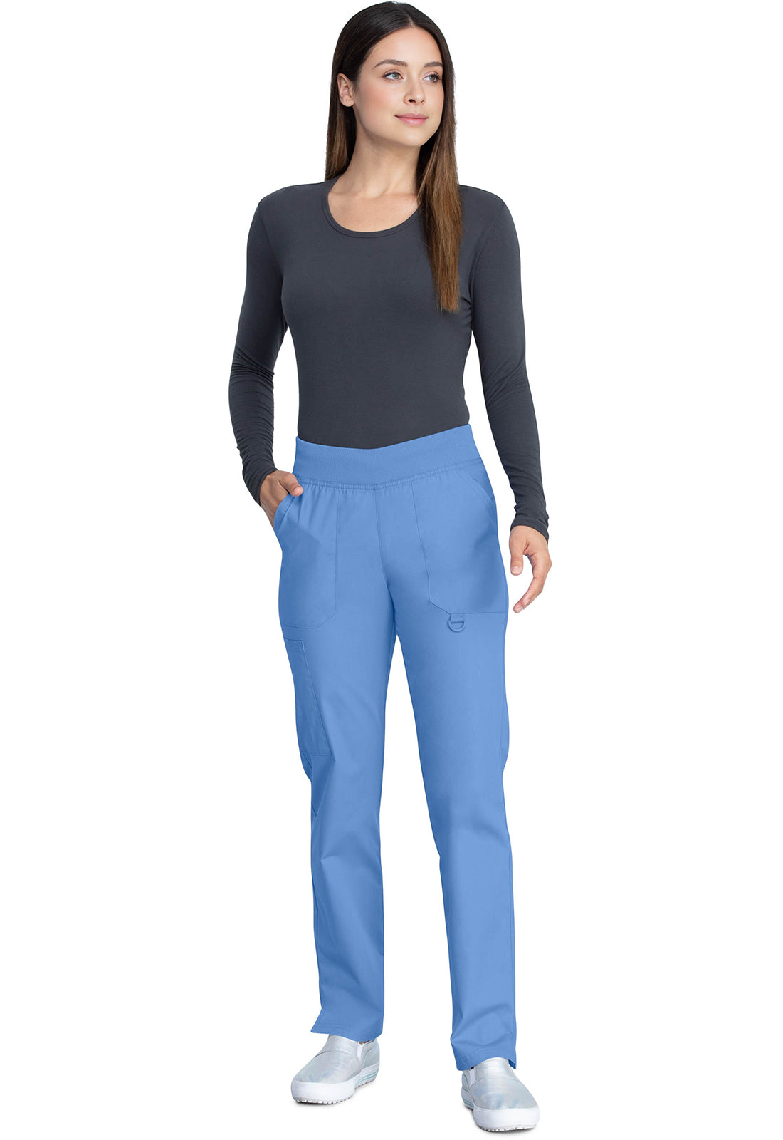 Hellblaue 5 Taschen Signature Damen Berufshose