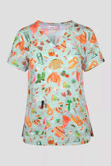 Cozy 2 Taschen Damen Kasack