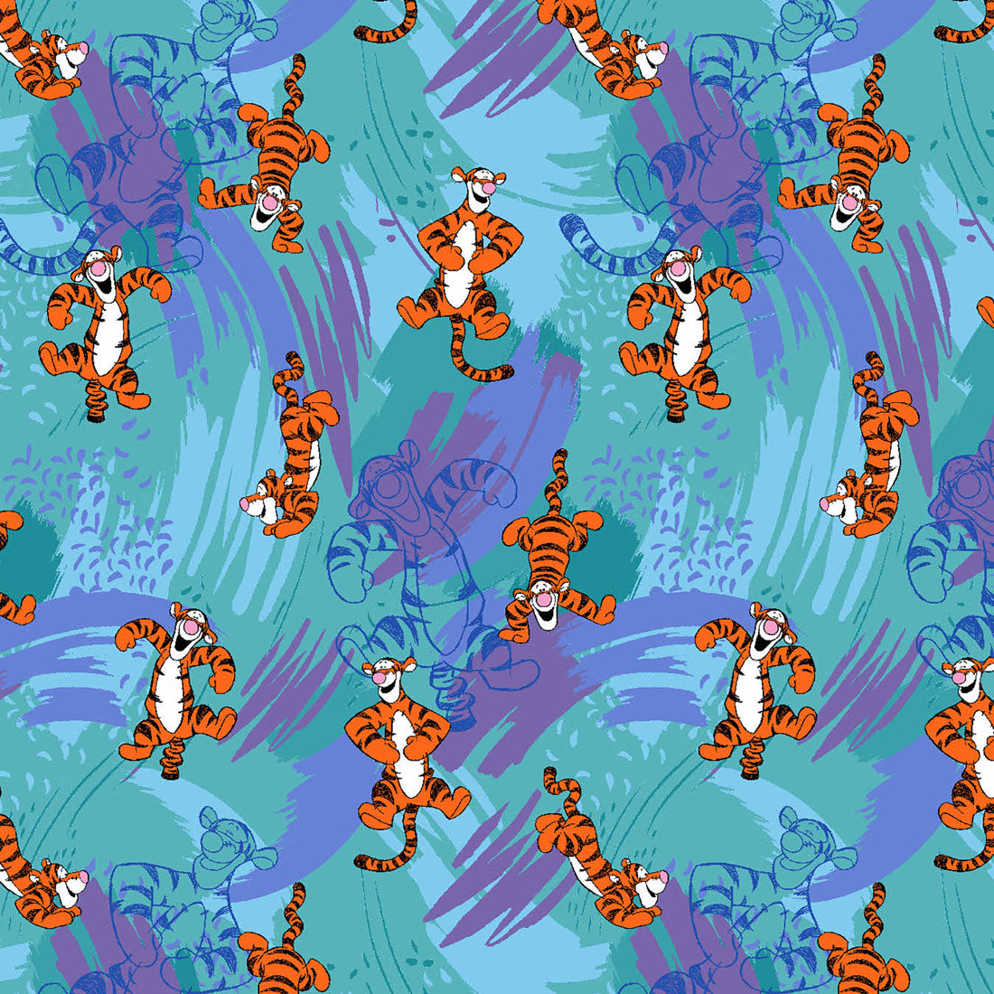 Disney´s Tigger 2 Taschen Damen STRETCH Kasack