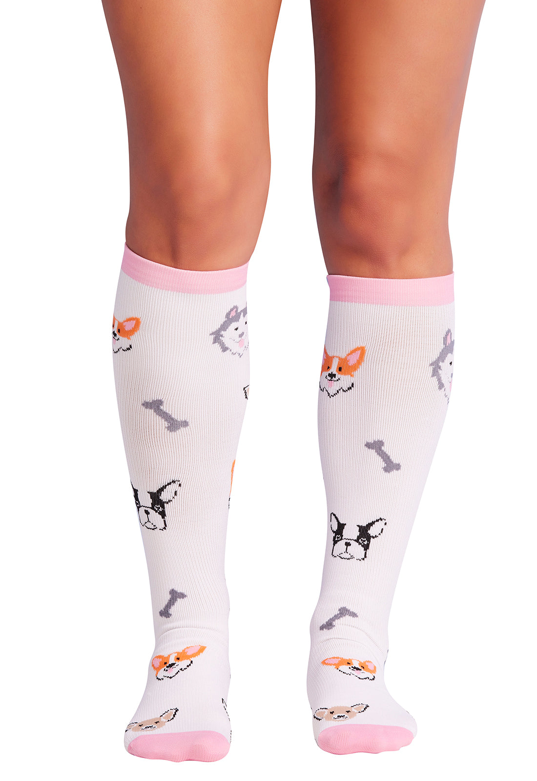 Dog Love Damen 10–15 mmHg Kompressionsstrümpfe