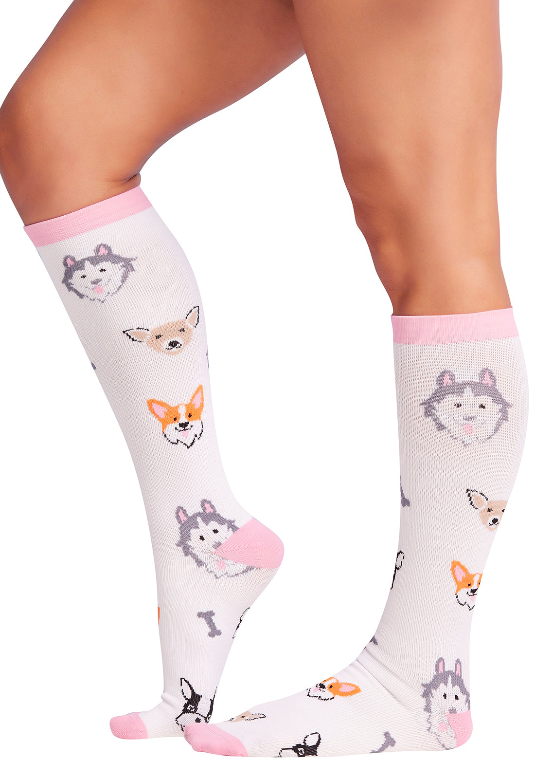 Dog Love Damen 10–15 mmHg Kompressionsstrümpfe