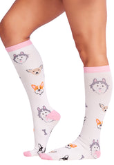 Dog Love Damen 10–15 mmHg Kompressionsstrümpfe