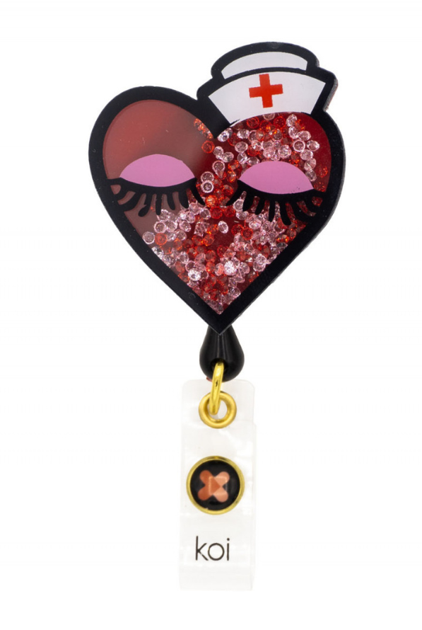 Bouffants & Broken Hearts Glitzer Ausweishalter