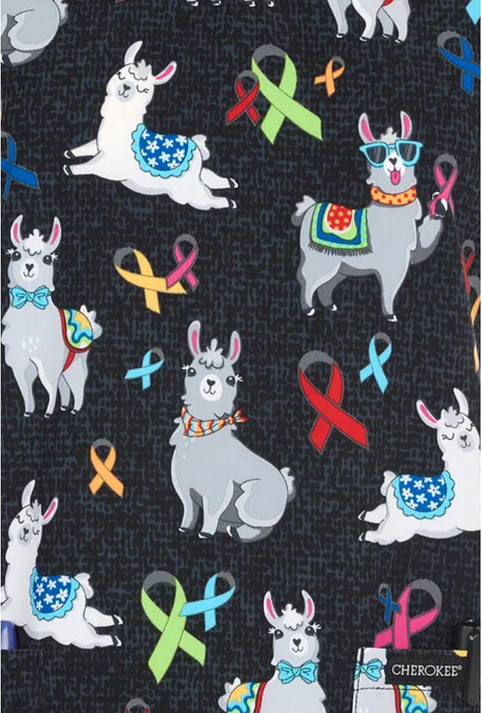 Lama be Aware 2 Taschen STRETCH Damen Kasack