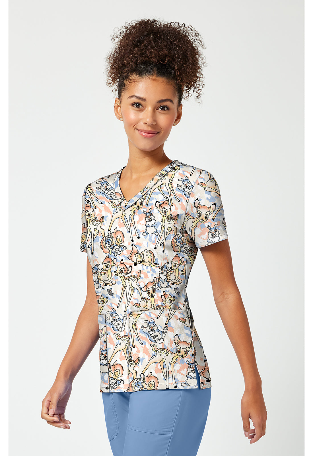 Bambi & Klopfer 2 Taschen Damen STRETCH Kasack