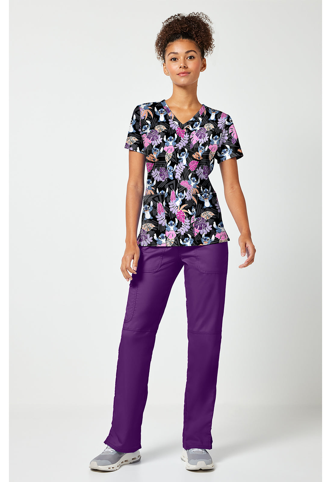 Stitch Tribe 2 Taschen STRETCH Damen Kasack