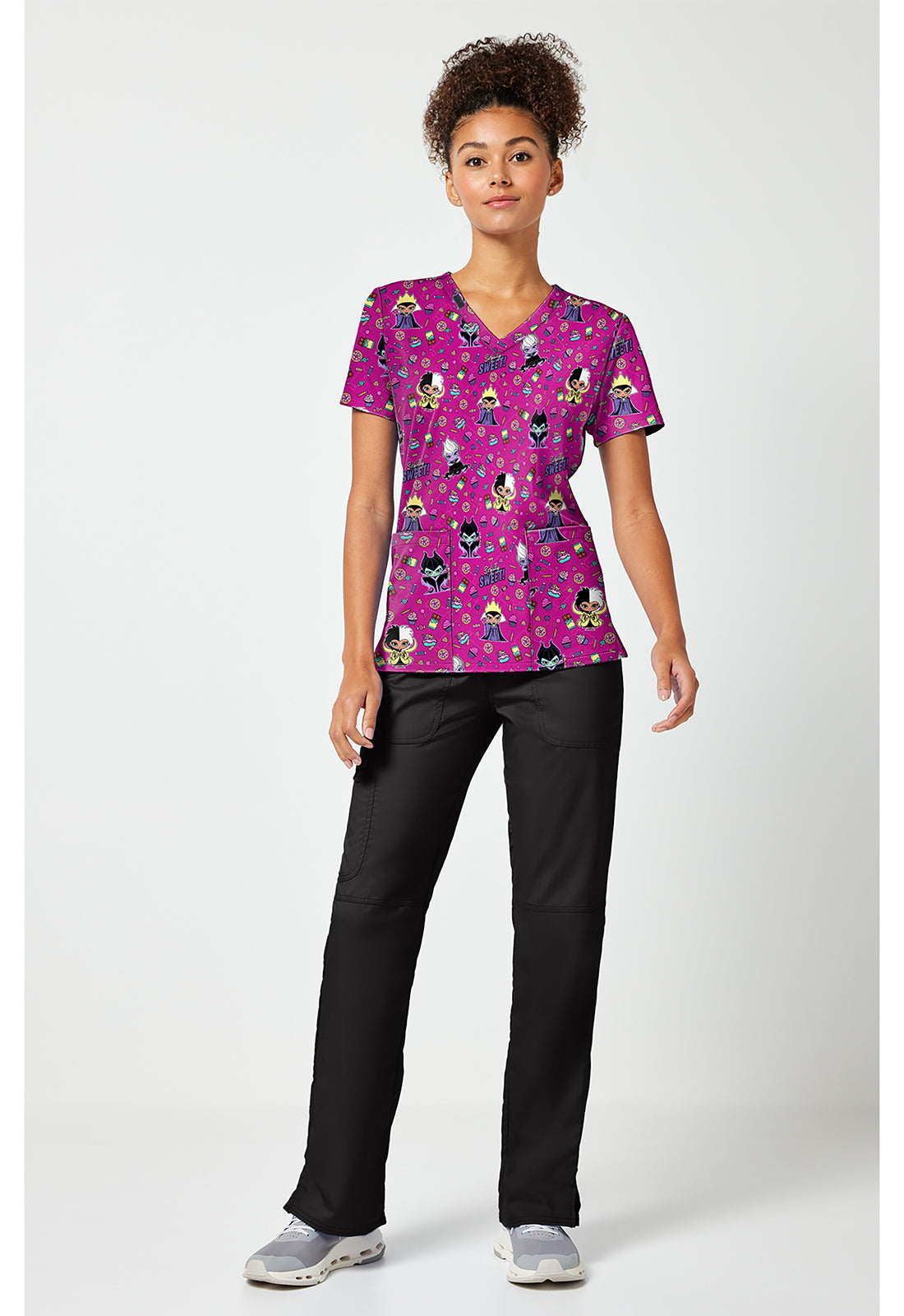 Disney´s Sweetly Sinful 2 Taschen STRETCH Damen Kasack