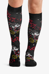 Mickey Christmas Damen 10–15 mmHg Kompressionsstrümpfe