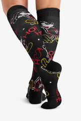 Mickey Christmas Damen 10–15 mmHg Kompressionsstrümpfe
