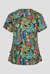 Bloom Bliss 2 Taschen STRETCH Damen Kasack