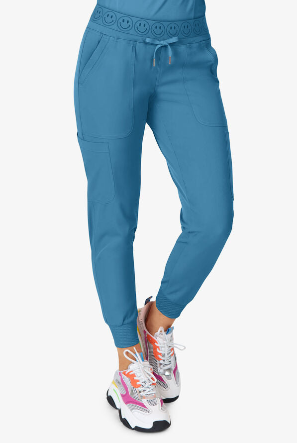 Smile Jogger STRETCH Damen Berufshose 6 Taschen | Blue Shadow