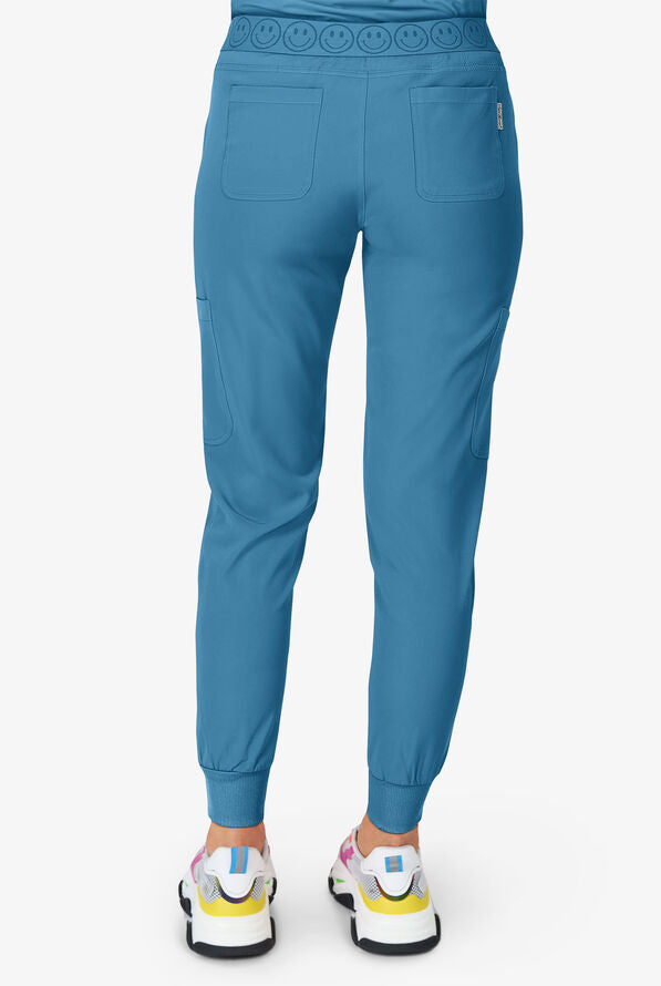 Smile Jogger STRETCH Damen Berufshose 6 Taschen | Blue Shadow